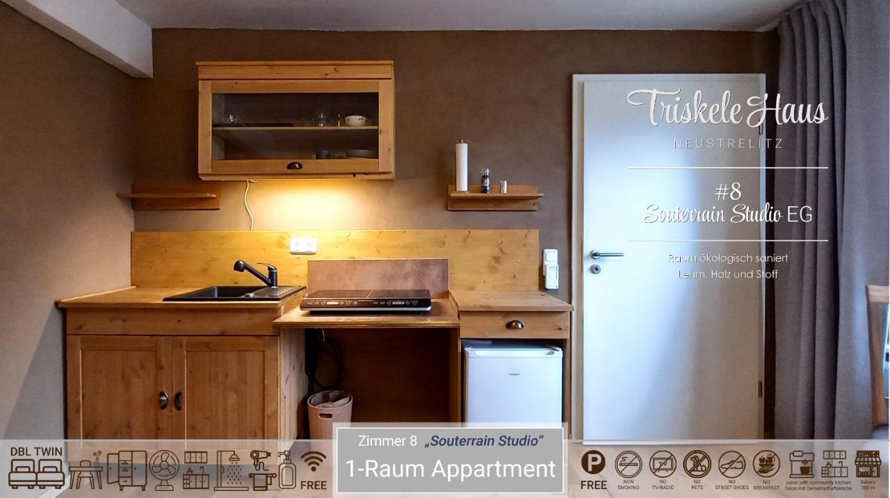 Triskele Haus - Oekologisches Gaestehaus Der Heilstaette Strelitz Neustrelitz Dış mekan fotoğraf
