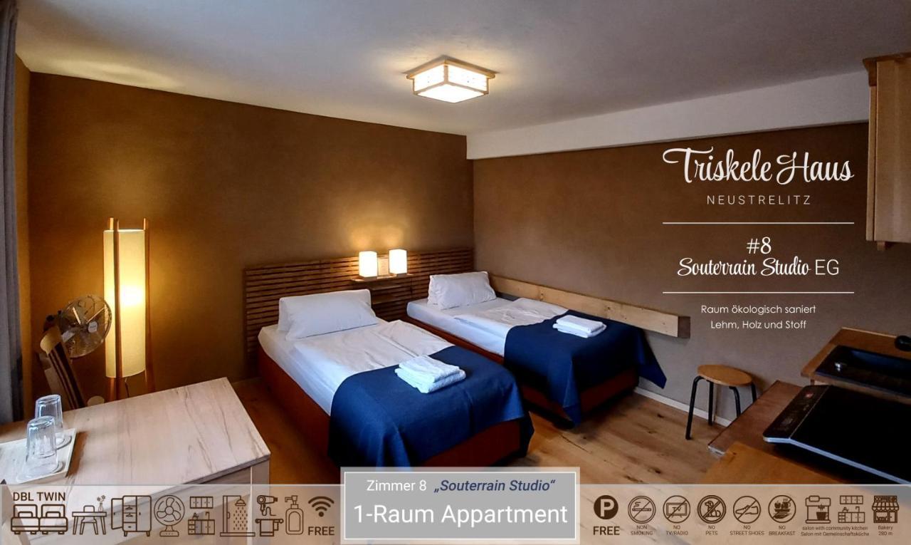 Triskele Haus - Oekologisches Gaestehaus Der Heilstaette Strelitz Neustrelitz Dış mekan fotoğraf